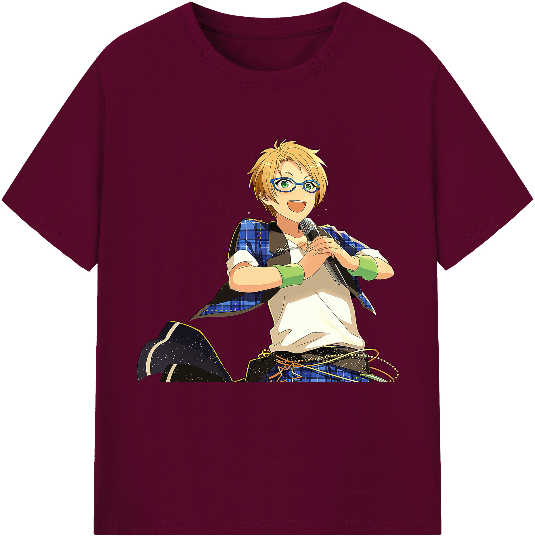 （画像用） あんさんぶるスターズ! Ensemble Stars レディースカジュアルプリントTシャツ（綿100％）